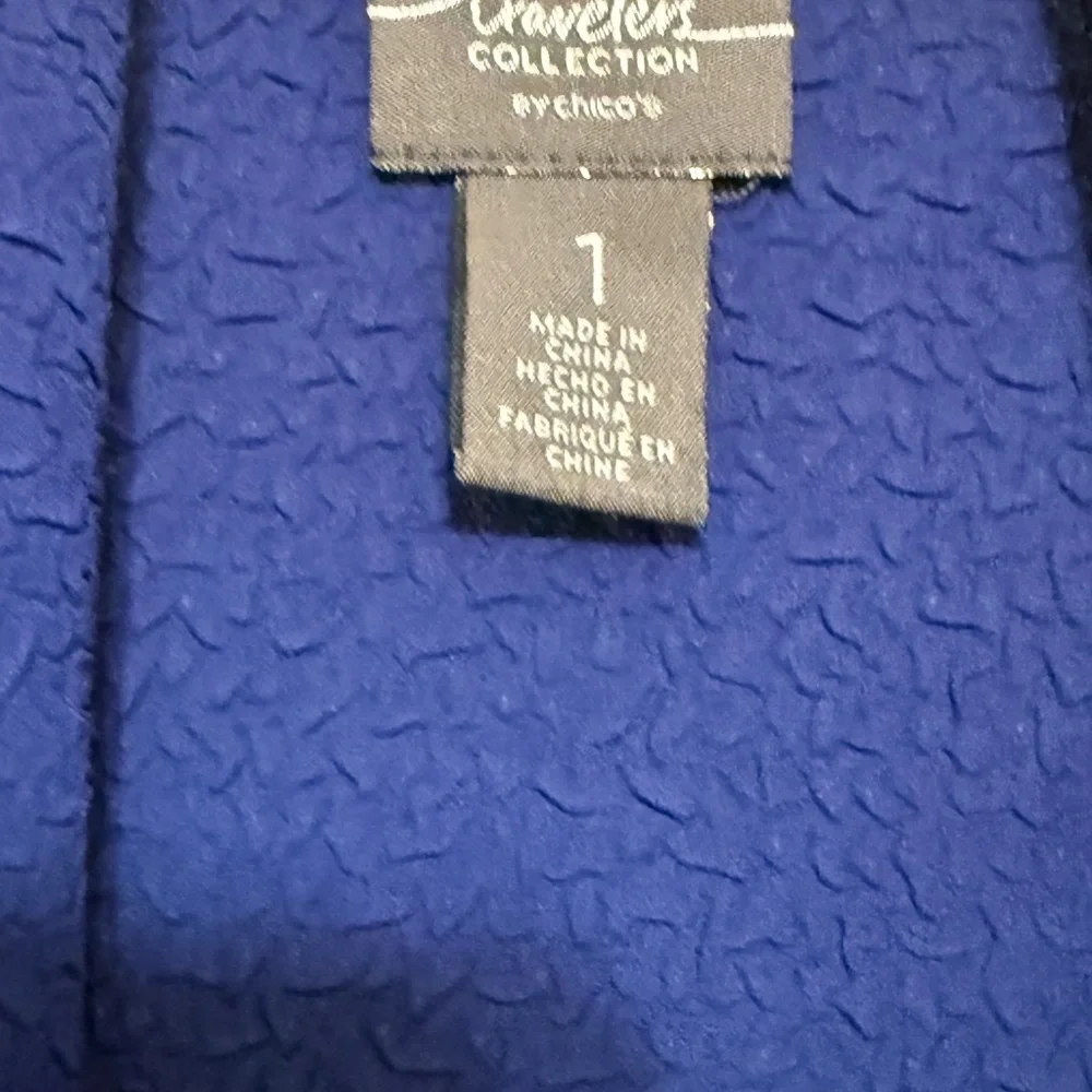 Chico's Royal Blue Open Front Blazer, size 1